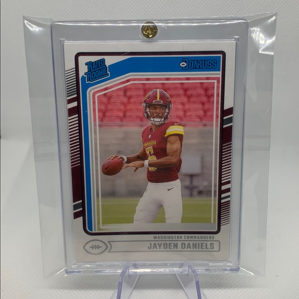 Jayden Daniels 2024 Donruss Rated Rookie in Case NFL Washington Commanders Nice!
